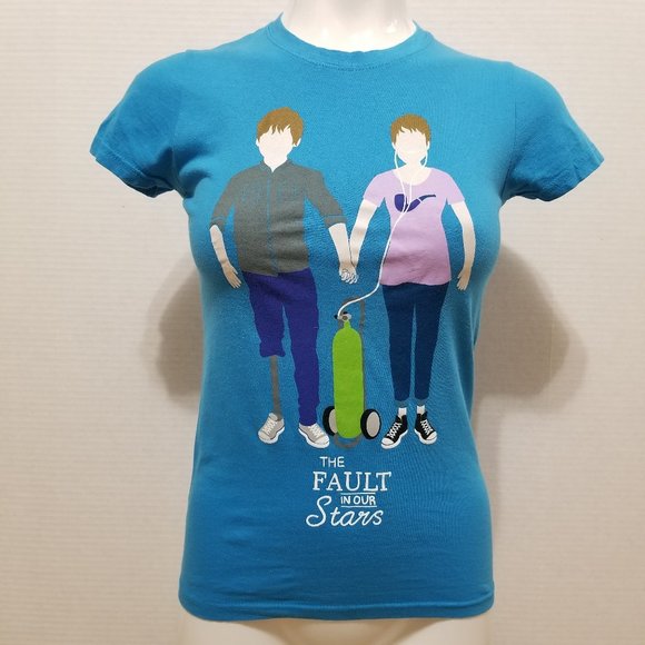 The Fault In Our Stars shirt Small Hazel Augustus holding hands graphic TFIOS - Picture 1 of 7